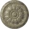 Ekena Millwork Kirke Ceiling Medallion (Fits Canopies up to 3 3/4"), 15 3/4"OD x 5/8"P, Castle Stone Crackle CM16KICSC - alternate 1